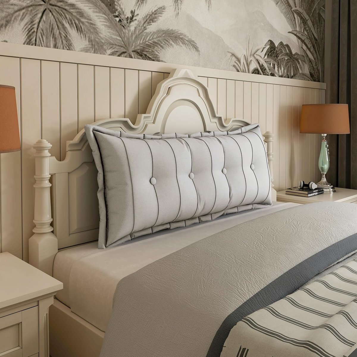 Groot Leeskussen voor Bank en Bed - Comfortabele Rugsteun met Vulling