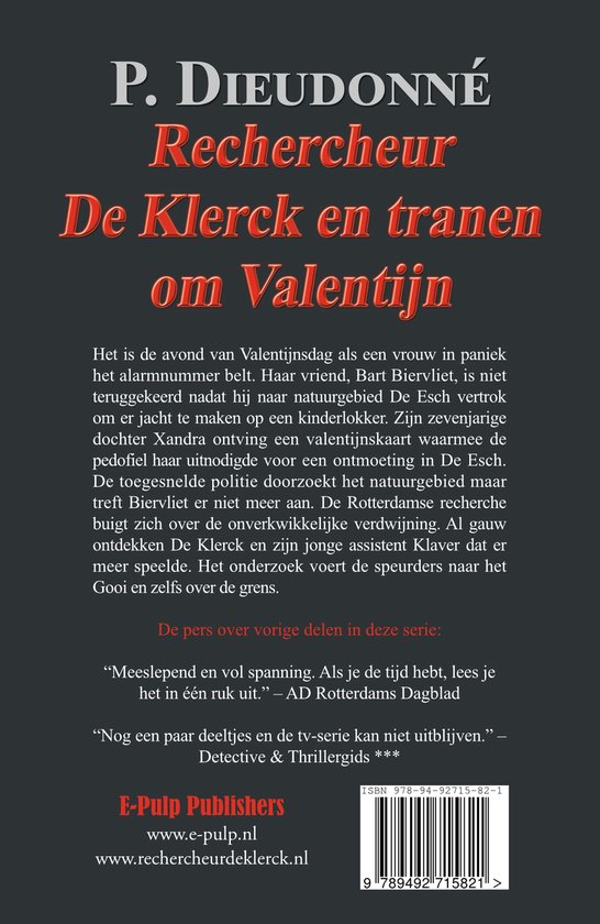 De Klerck 14 - Rechercheur De Klerck en tranen om Valentijn