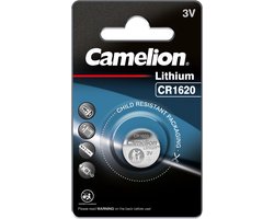 Camelion CR1620 Lithium Knoopcelbatterij – 3V – 60mAh – 1 Stuk