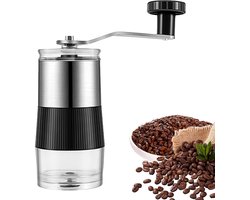 Handmatige Koffiemolen - Koffiemolen met slinger - Verse koffie malen - Roestvrijstalen handgreep - 105 x 5 cm