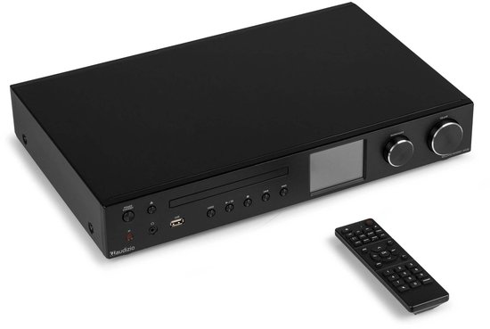 Power Dynamics PDW5B indoor muziekinstallatie - Met speakers en tuner - WiFi internetradio - Zwart van Power Dynamics — afbeelding 2