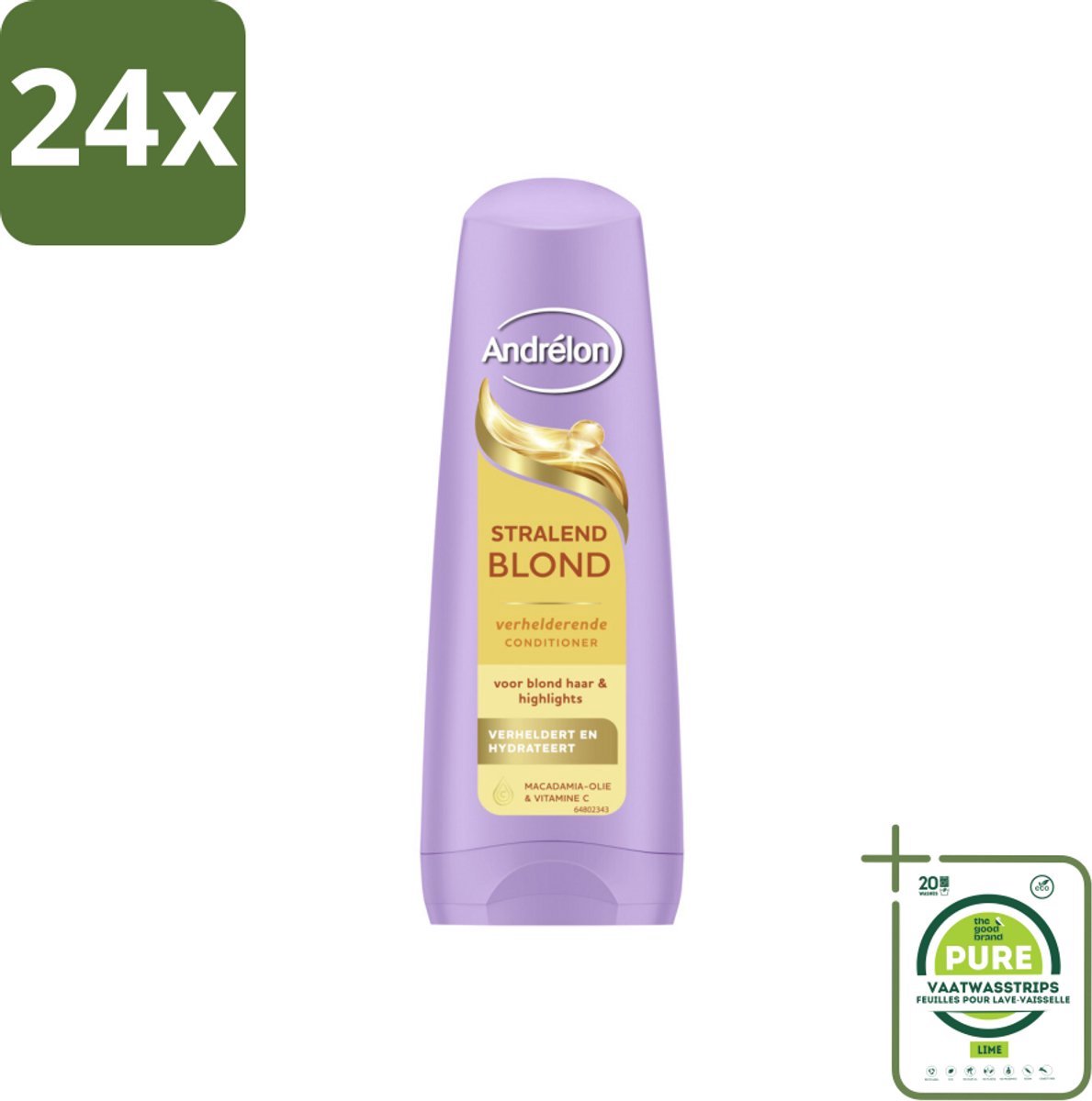 Andrélon Conditioner Stralend Blond - 200 ml x24