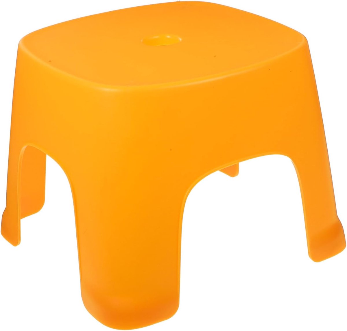 Opvouwbaar Krukje - Zitje Hulpje - Toilet Ondersteuning - Antislip Ontwerp - 20 cm Hoog - Geel