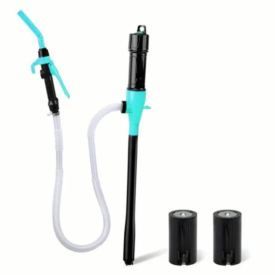 Elektrische Benzinepomp Voor Jerrycan Met Auto Stop Brandstofpomp Olieafzuigpomp Benzine Diesel En Olie Brandstofovervulpomp Flexibele Aanzuigslang Dieselpomp Tank Werkplaats 2044525930