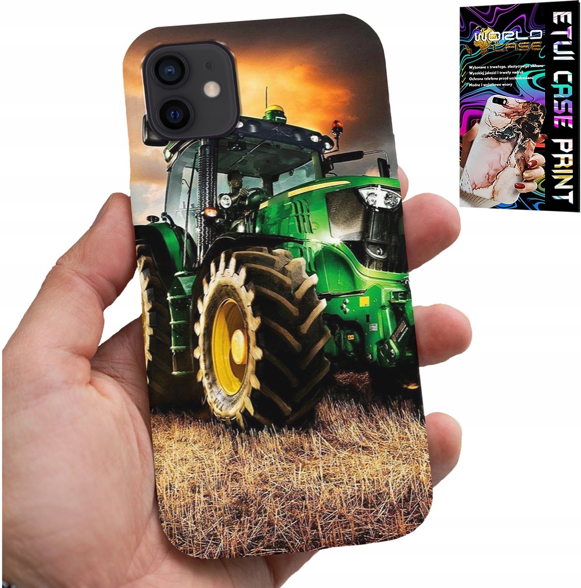 HOESJE VOOR IPHONE 12 MINI - TRACTOR + GLAS