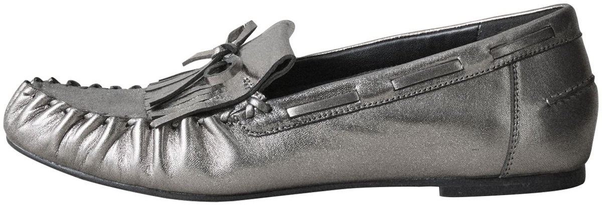 Next N.Premium Ruched Leather Loafers