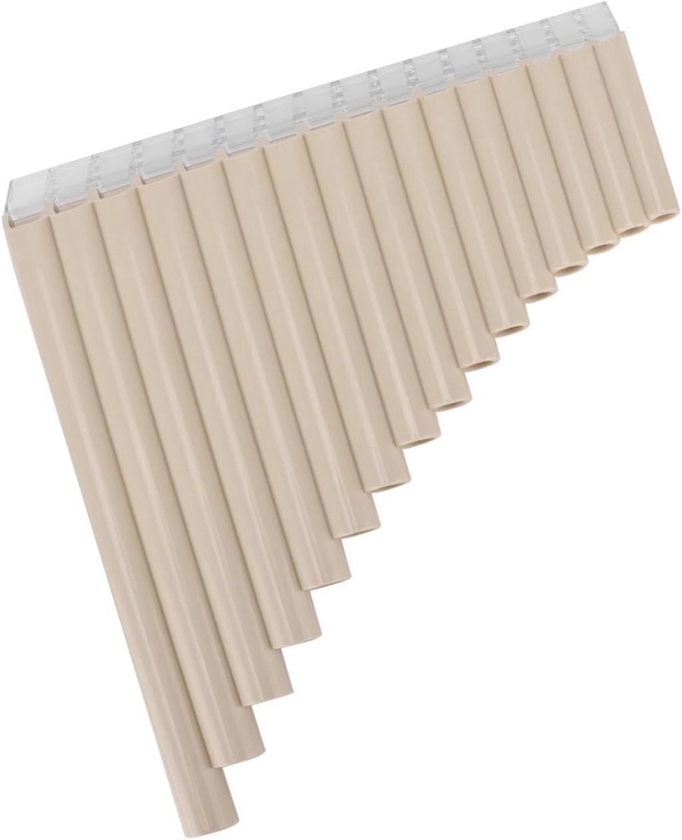 Panfluit - Blaasinstrument - Muziek Maken - C Sleutel - 18 Buizen - Wit