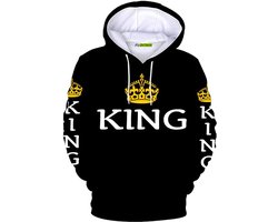 Partner Hoodies - Matching Sets - Koppel Outfit - 100% Katoen - Zwart
