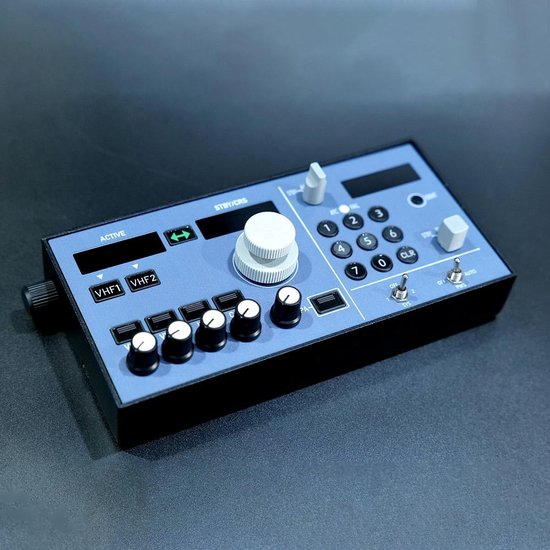 Vliegsimulator Paneel - Cockpit Bediening - Realistische Vluchten - Alles-in-één Ontwerp - 21 x 10.5 x 3 cm - Blauw — afbeelding 5
