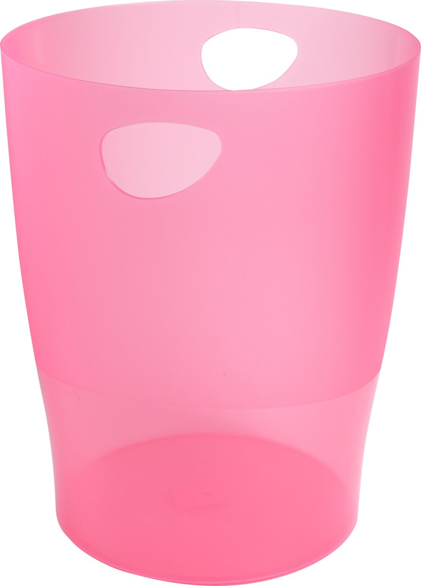 Exacompta 8x Papiermand met grote capaciteit van 15 liter. - Framboos - 45354D