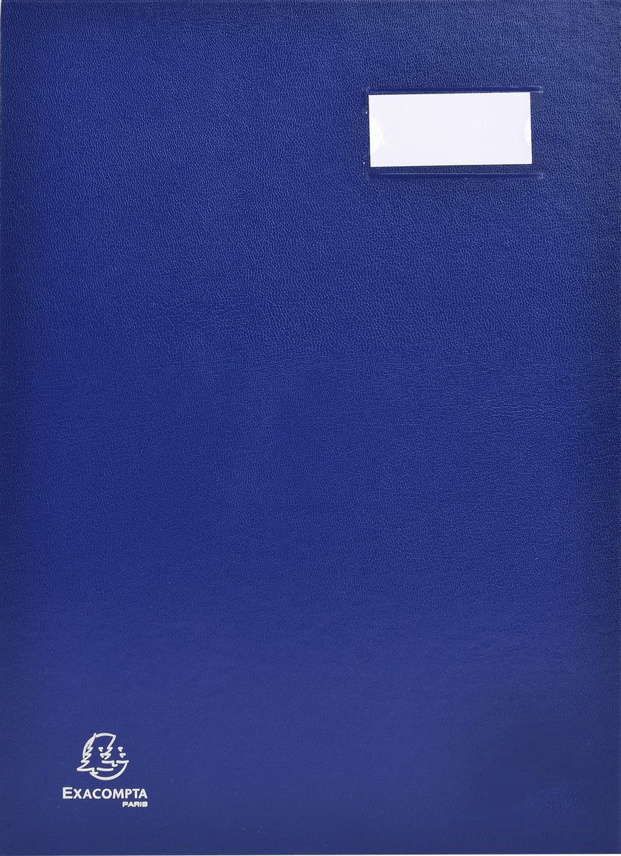 Exacompta Handtekenmap Directie met harmonicarug - 18 indelingen - Blauw - 24185E