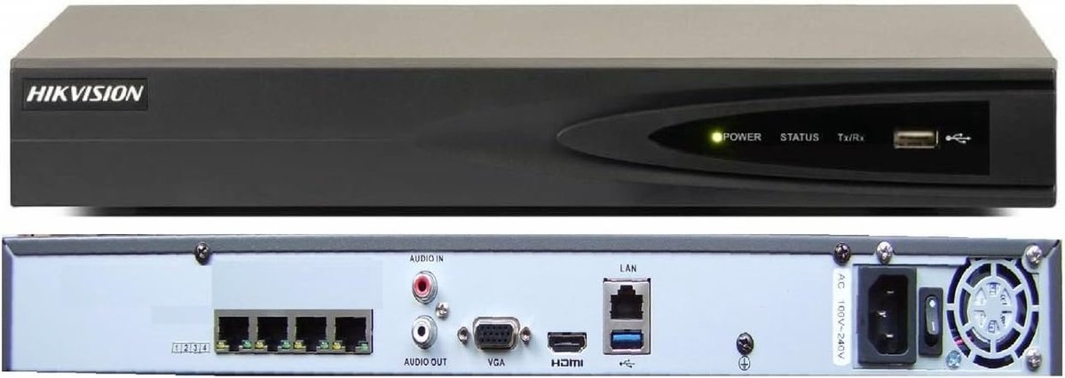 Digitale Video Recorder - Netwerk Recorder - Beveiliging Thuis - 4 Kanaals Opname - HDMI Uitgang