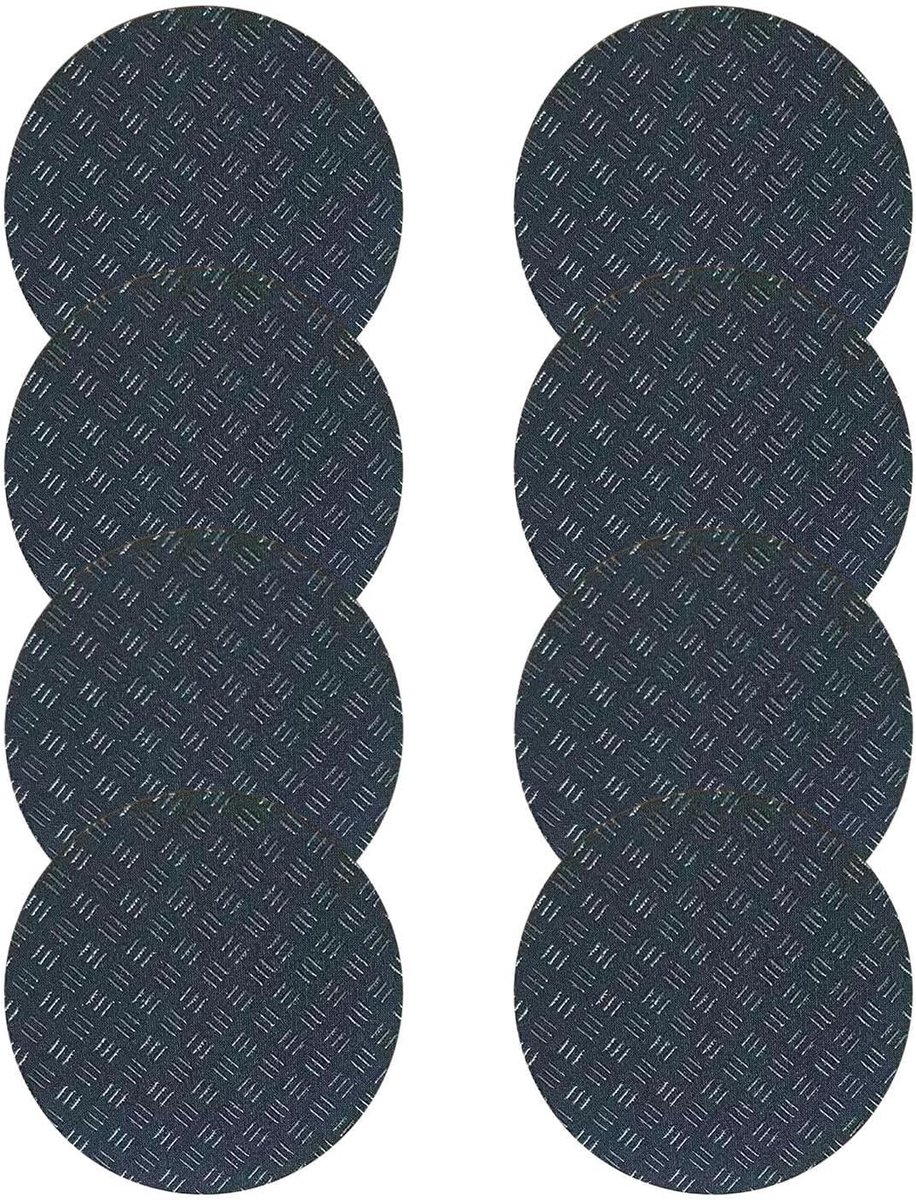 Loopbandmatten Set - Vloerbescherming Schuim - Geluidsdempend Trainen - Antislip Gewatteerd Schuim - 8 Stuks Rond - Meerkleurig