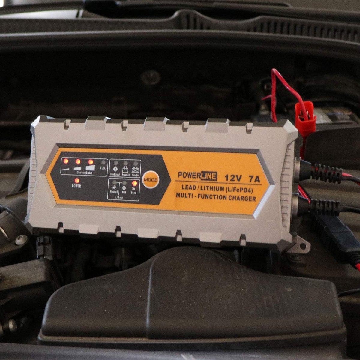 Acculader Multifunctioneel - Batterijlader - Voertuig Onderhoud - Microprocessor Gestuurd - 12 Volt 7 Ampere