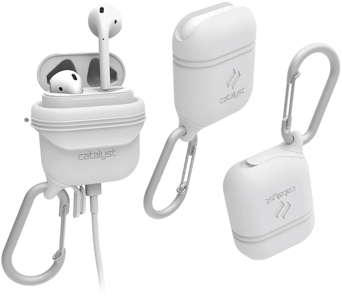 Catalyst Waterproof & Drop Proof Case AirPods (1st and 2nd Generation) White