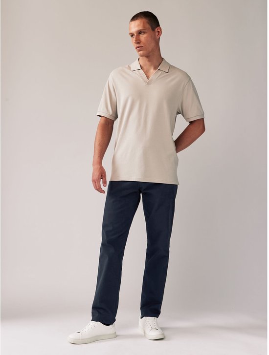 Next - Heren - Straight fit - Stretch chino's verpakking van 2 - Blauw