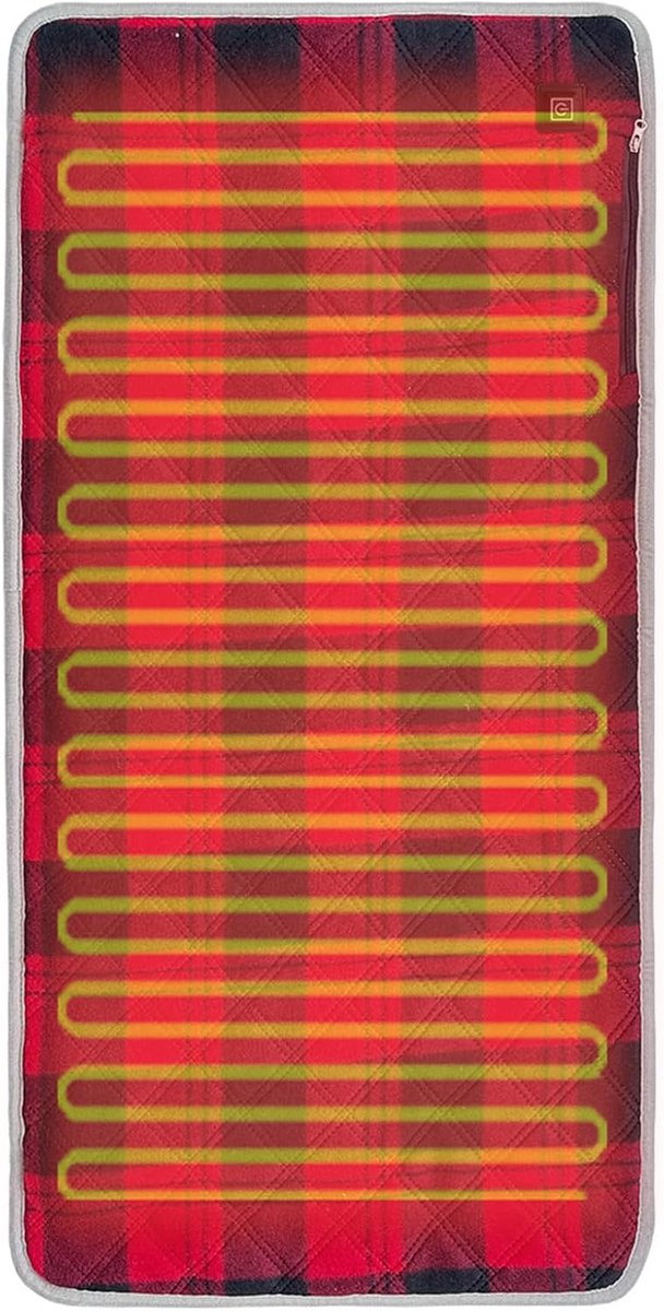 Verwarmingskussen - Zitverwarmer - Comfortabel Zitten - 3 Temperatuurstanden - 45x90cm