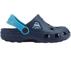 Coqui Klompen Kinderen Little Frog Donkerblauw-Blauw 2118A - Maat 20-21