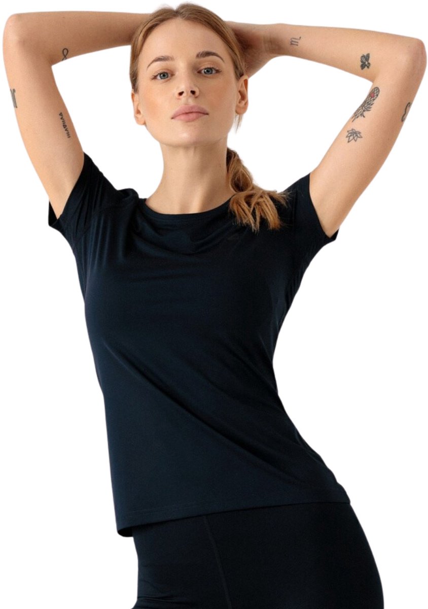 4F T-shirt Dames Functioneel Donkerblauw - Maat S