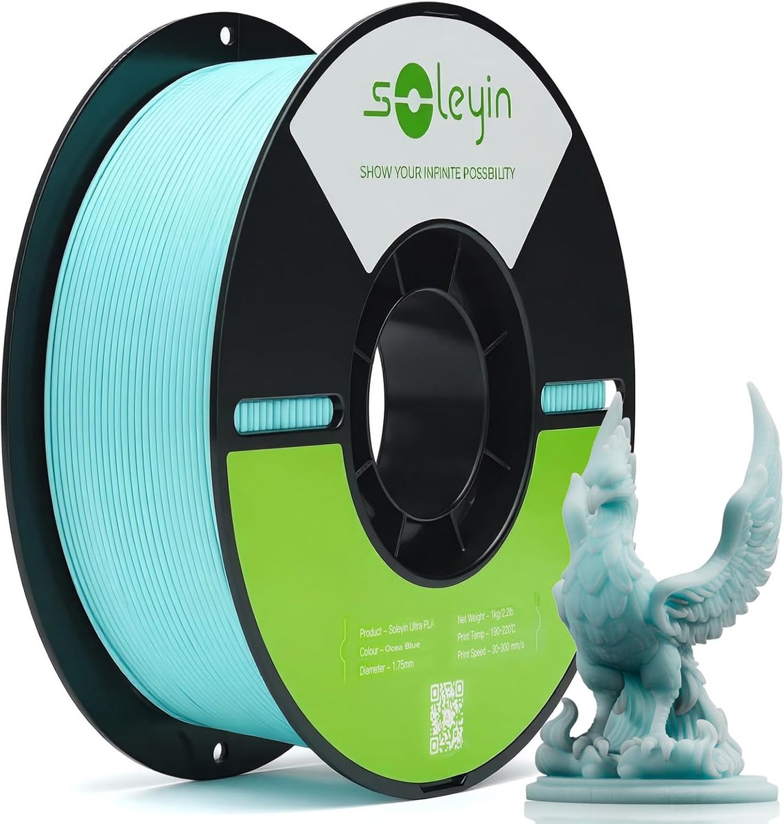 3D Print Filament - PLA Draad - Snelle Prints - Constante Materiaalstroom - 1.75mm Precisie - Blauw