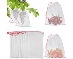 Insectennetten voor planten en fruit - 30 stuks - 15x10 cm - Met trekkoord