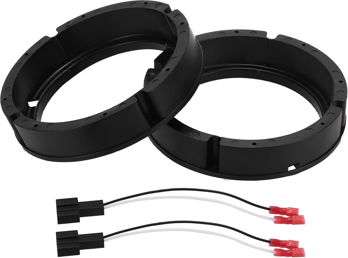Luidspreker Spacer Ringen - Adapter Set - Auto Audio Installatie - Waterdicht ABS Materiaal - Voor 6.5 Inch - Zwart