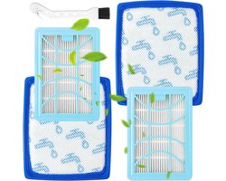 2 x Filter set - Geschikt voor Philips PowerPro Expert - Vervangt Stofzuigerfilter FC9732 - FC9728 - FC9735 - Motorfilter & uitblaasfilter - Stofzuiger onderdelen