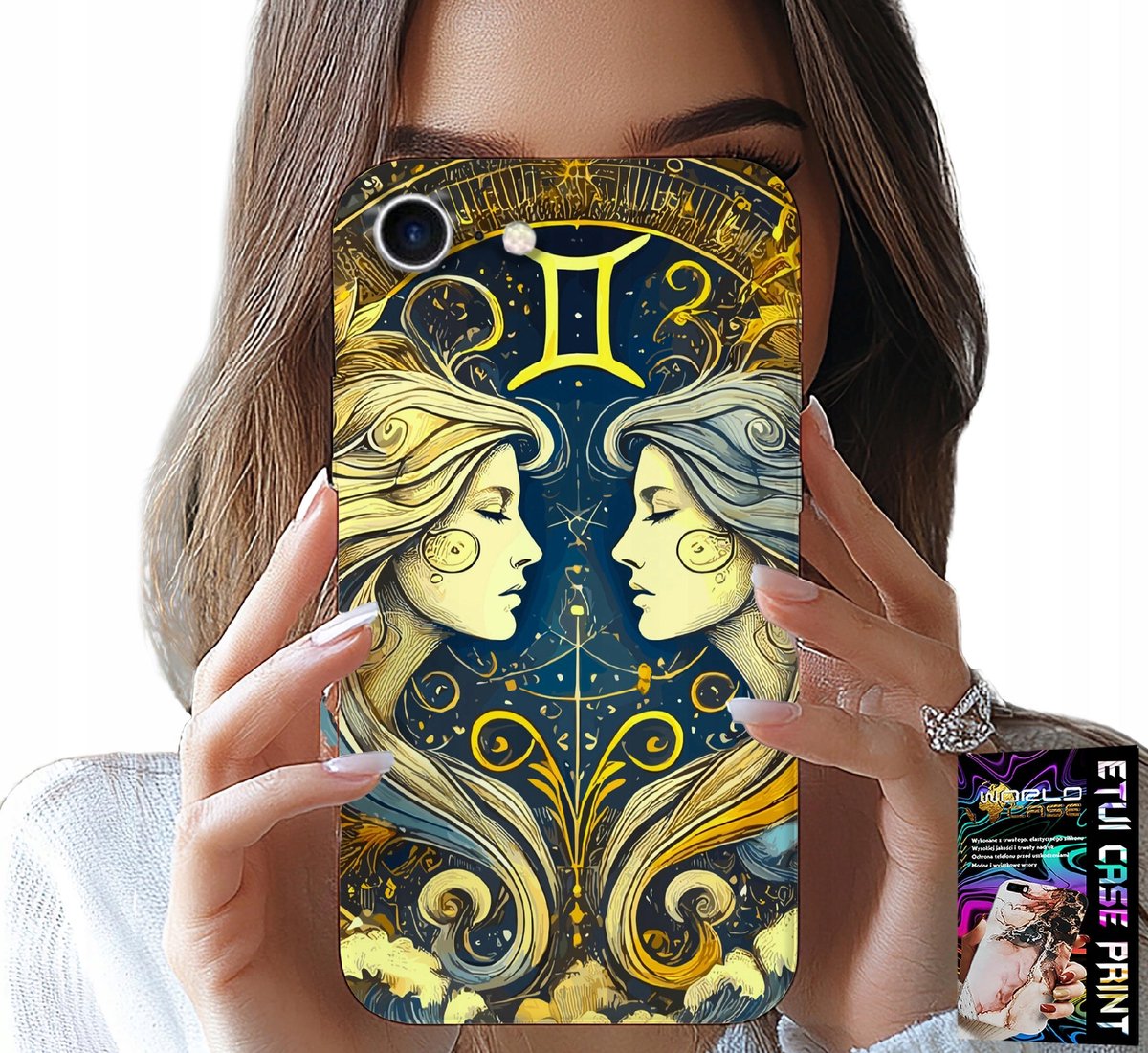 HOESJE VOOR IPHONE 7 / 8 / SE2 - STERRENBEELD, STERRENBEELD TWEELINGEN
