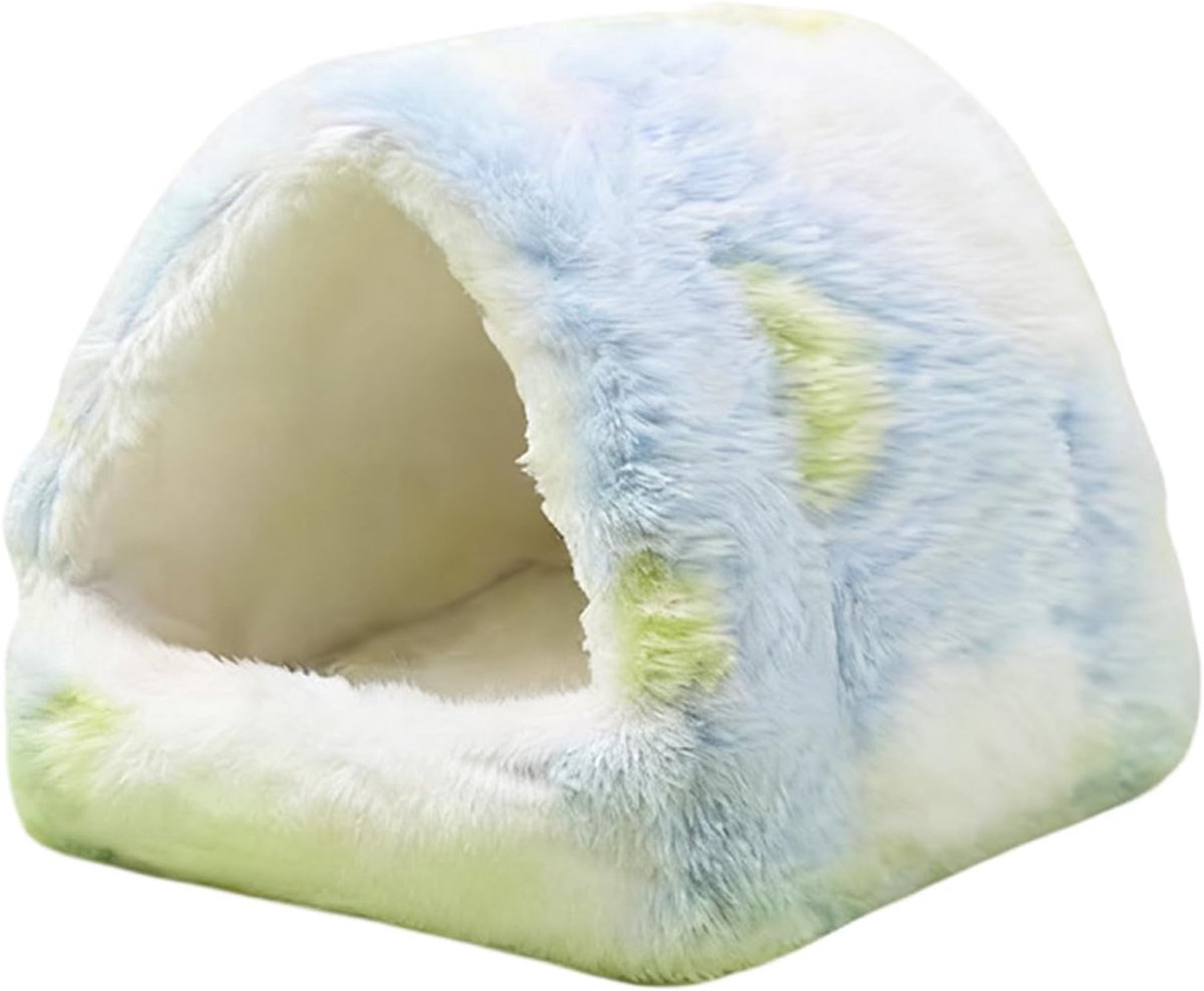 Vogelbed Pluche Nest - Warm Holletje - Gezellige Vogelkooi - Thermische Eigenschappen - 19 x 19 x 16 cm