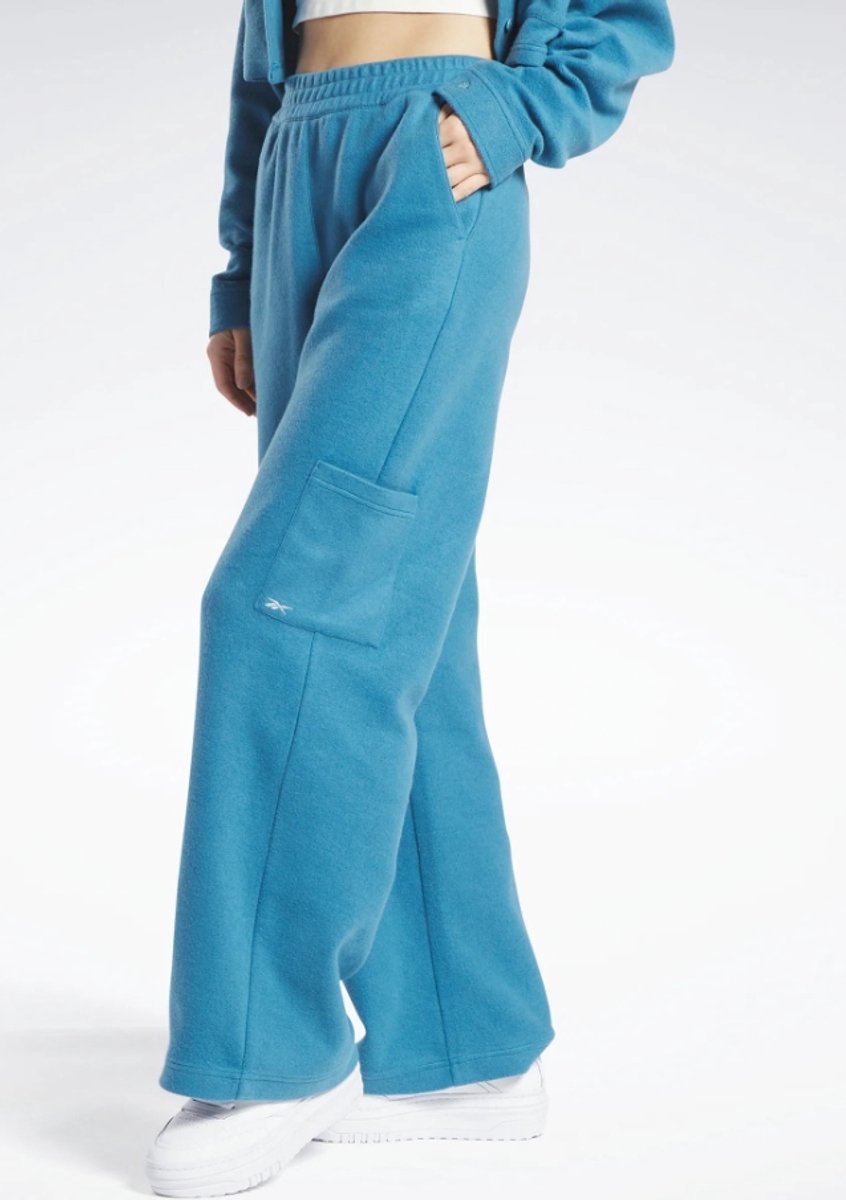 Reebok Dames Ocieplane Training Broek Blauw