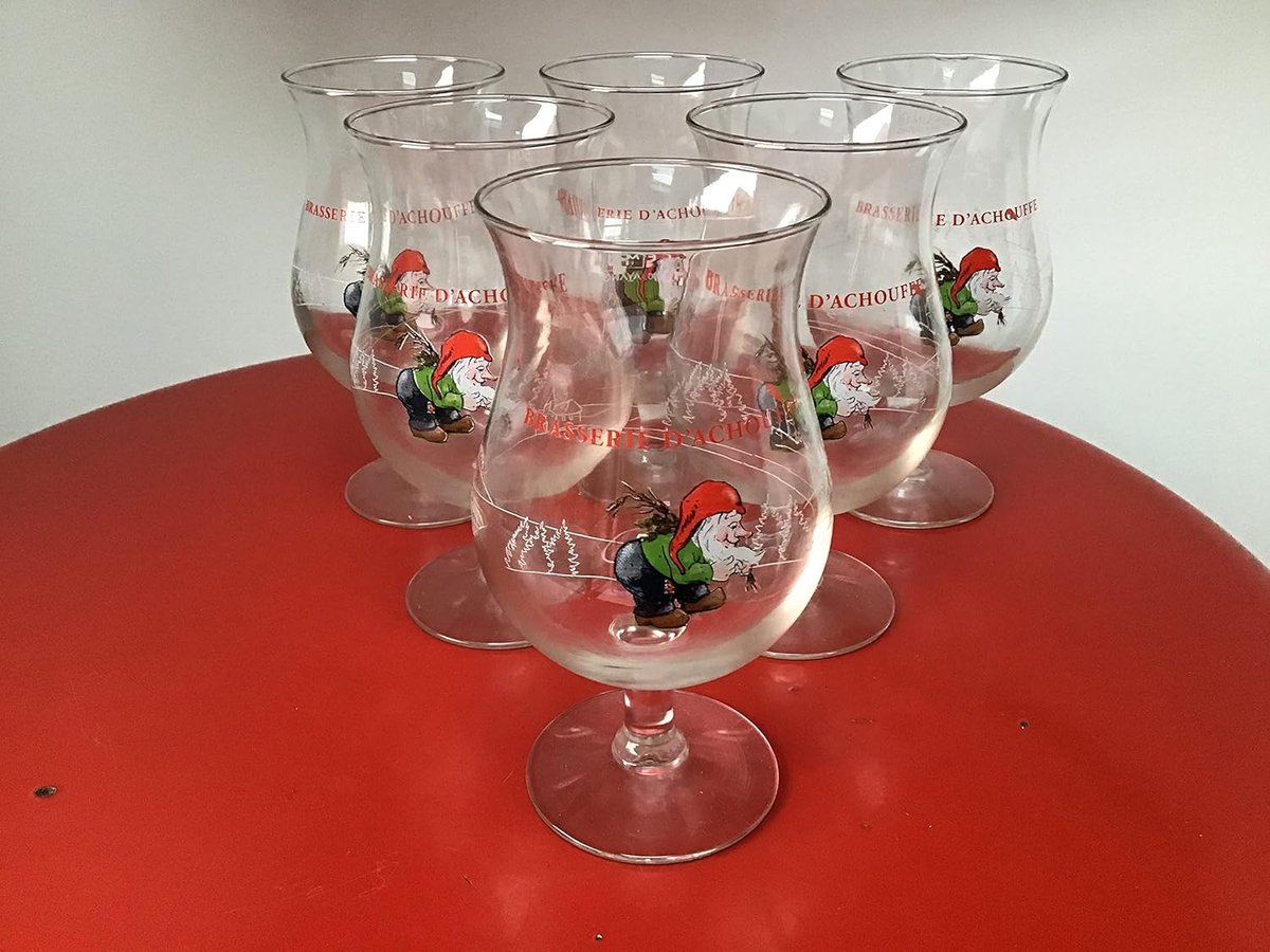 Bierglazen Set - Glazen Bier Drinken - Bierproeverij Thuis - Set van Zes - 50 cl Inhoud