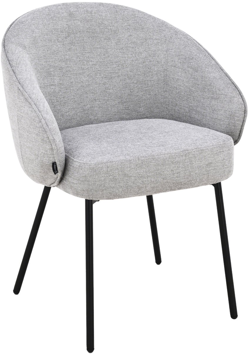 ExitoDesign OTILO - Eetkamerstoel - Grijs - Metalen Poten