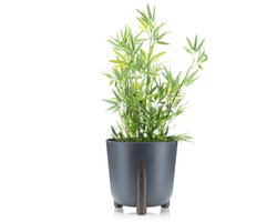 HowHomely Moss - Ecologische Plantenbak - Antraciet - Op Poten - UV- en Vochtbestendig