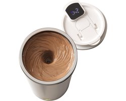 Zelfroerende Beker - Elektrische Mok - Dranken Mengen - Met Temperatuurdisplay - 400ml Inhoud