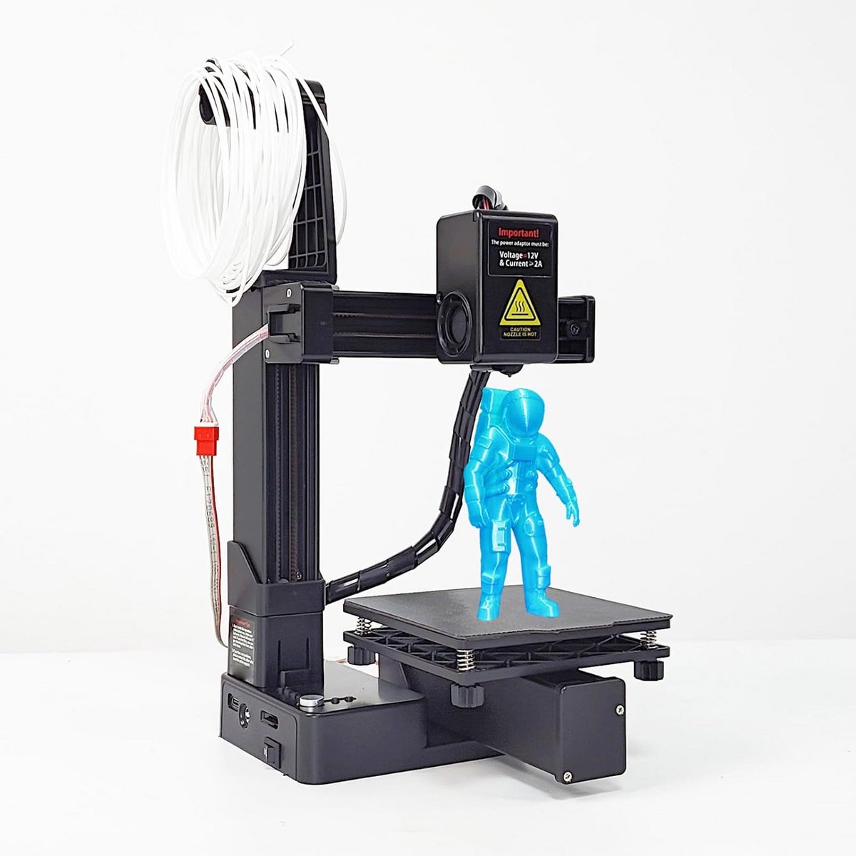 Compacte Desktop 3D Printer voor Beginners - Kleine FDM Machine met 10x10x10cm Bouwvolume