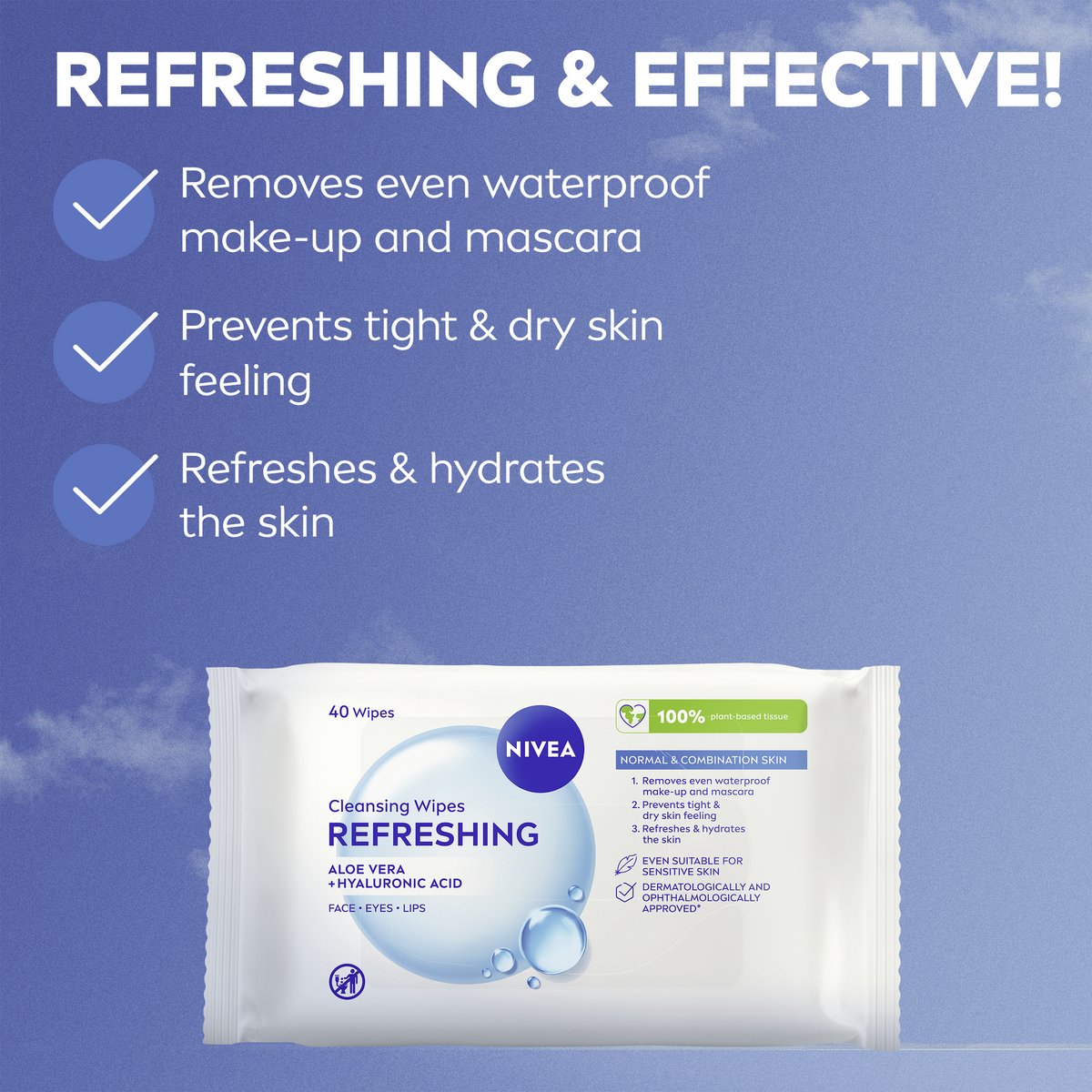 Beiersdorf AG NIVEA 3-in1 Verfrissende Reinigingsdoekjes thumbnail 4