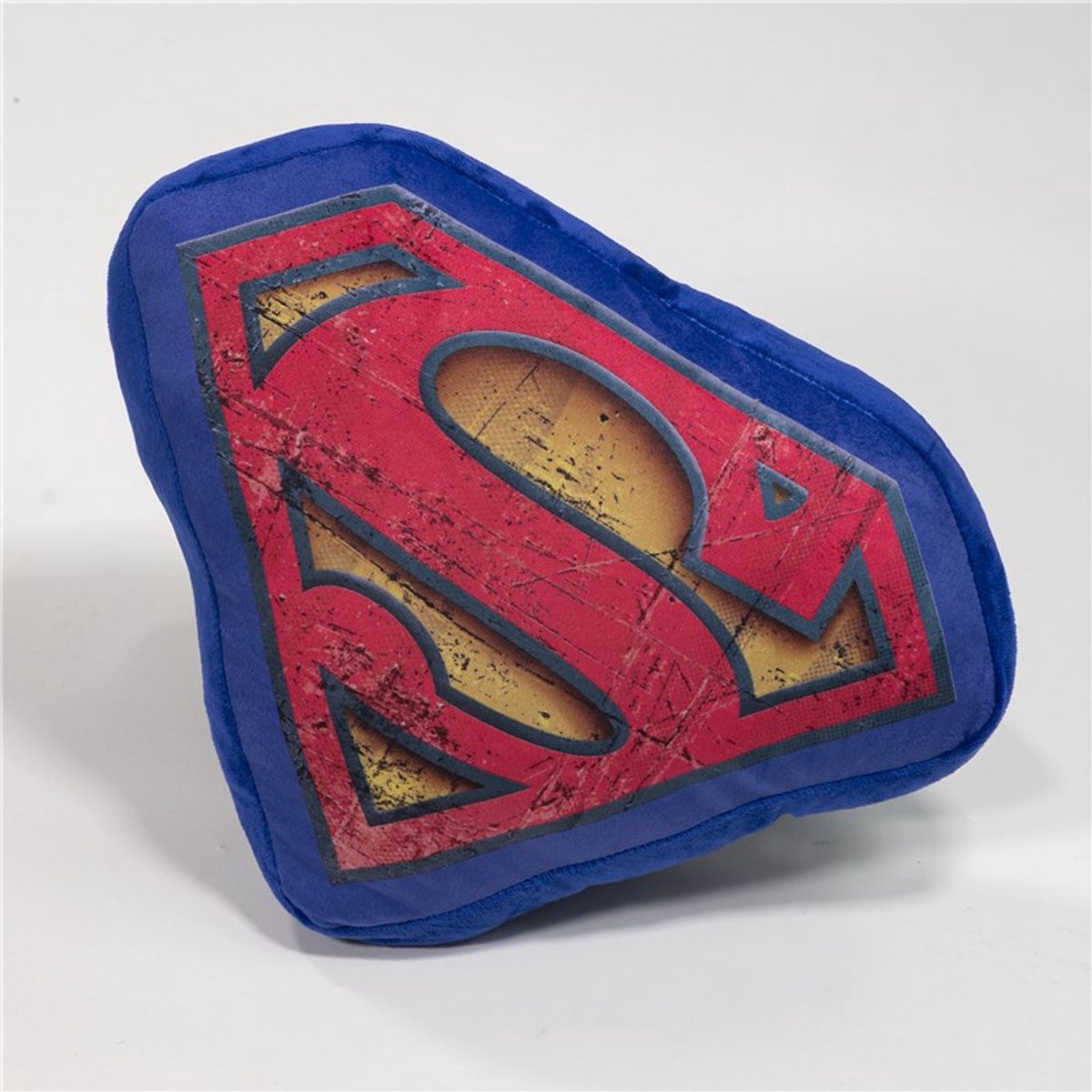 Superman-tekenvormige kussen, decoratief kussen Velours