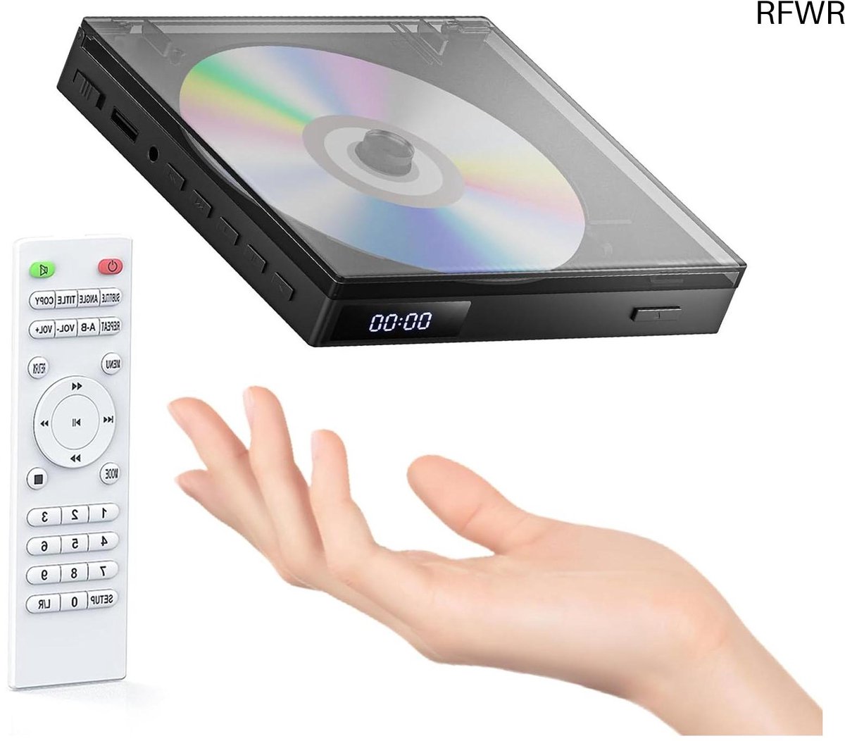 DVD Speler met HDMI - Blu Ray Spelers - Externe DVVD Speler - Zwart - Entertainment