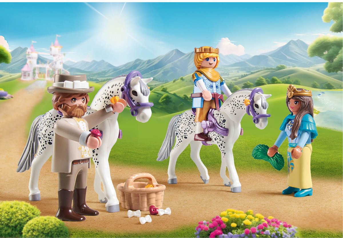 PLAYMOBIL Princess Magic Koetsrit met prins en prinses 71846 — afbeelding 5