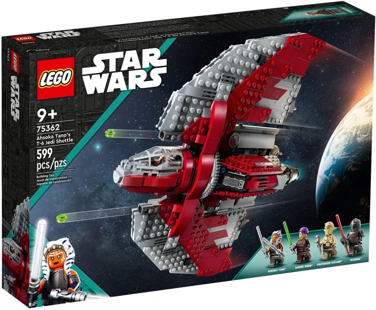 LEGO Star Wars Ahsoka Tano's T-6 Jedi shuttle Bouwbaar Ruimteschip - 75362