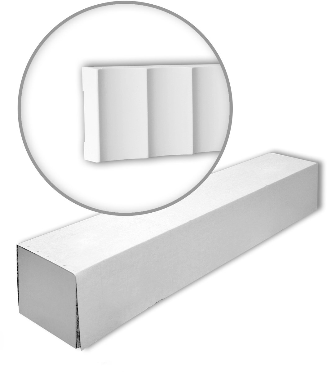 Profhome 151327 1 doos 9 stukken Wandlijst 18 m