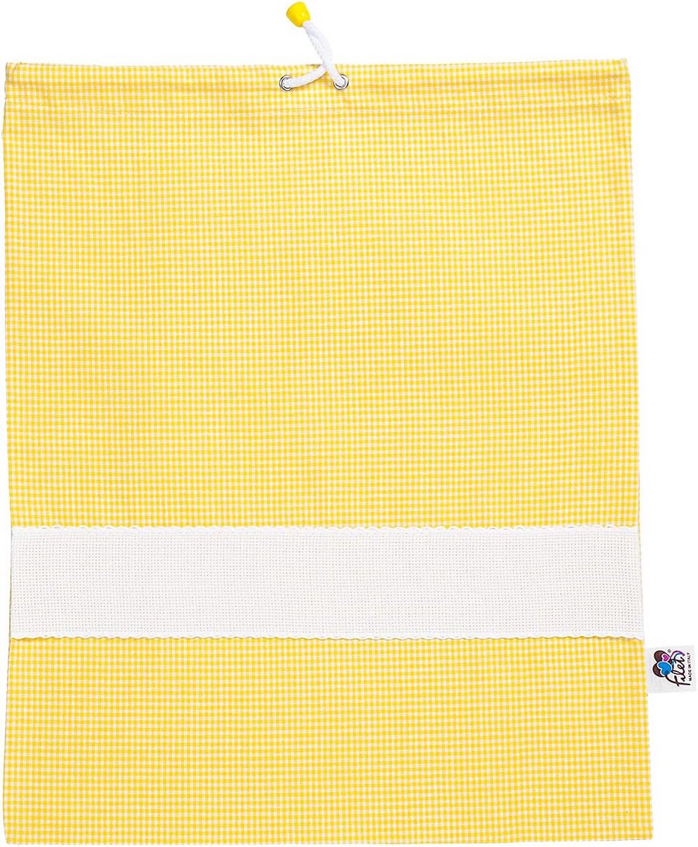 Geruite Kleutertas met Geborduurd Detail voor Peuters en Kleuters