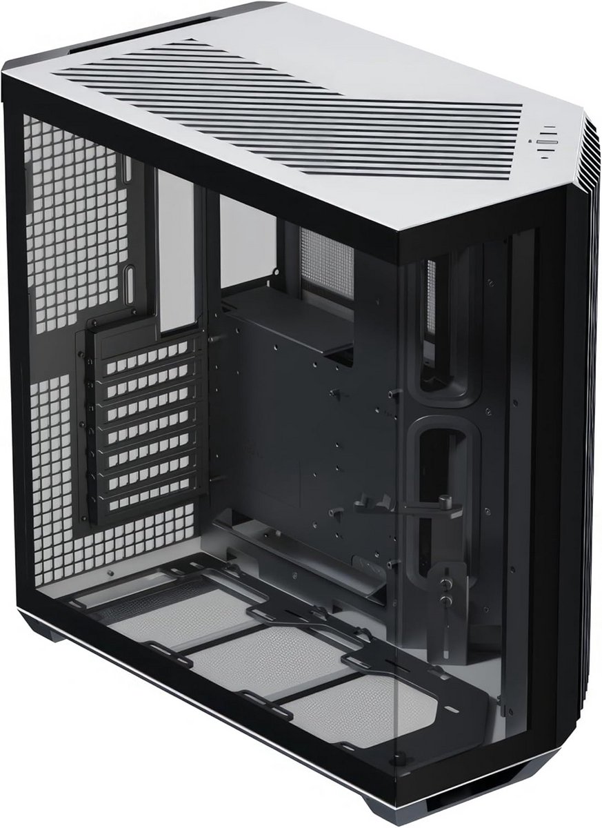 Midi Tower PC Behuizing met Gehard Glas Panoramisch Zicht ATX Standaard