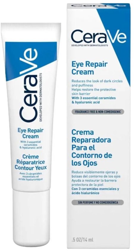 CeraVe Verbeterende Oogcrème - tegen Wallen en Donkere Kringen - 14ml