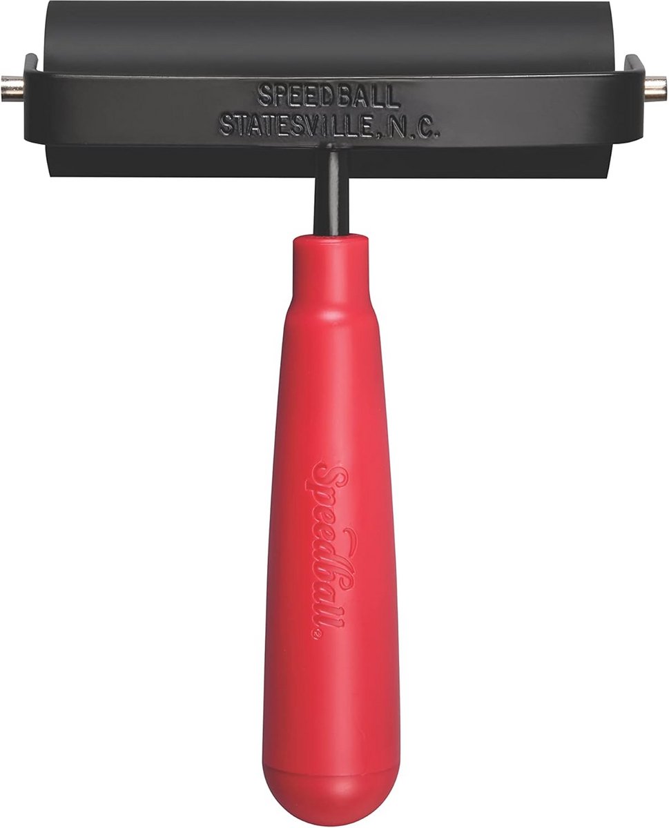 Rubberen Roller 4 Inch voor Blokdruk en Printmaking