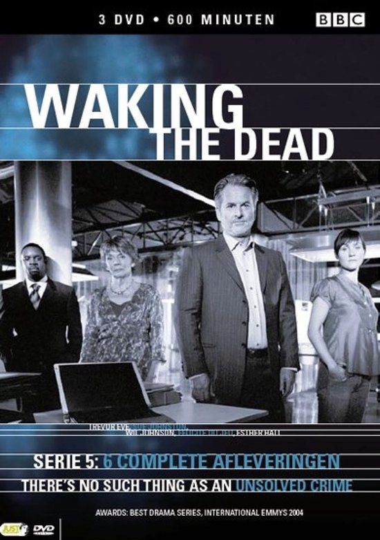 Waking The Dead serie 5 dvd hoes met de cast. Text: WAKING THE DEAD SERIE 5 6 COMPLETE AFLEVERINGEN