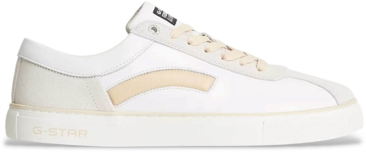 G-Star Dash witte leren sportschoenen