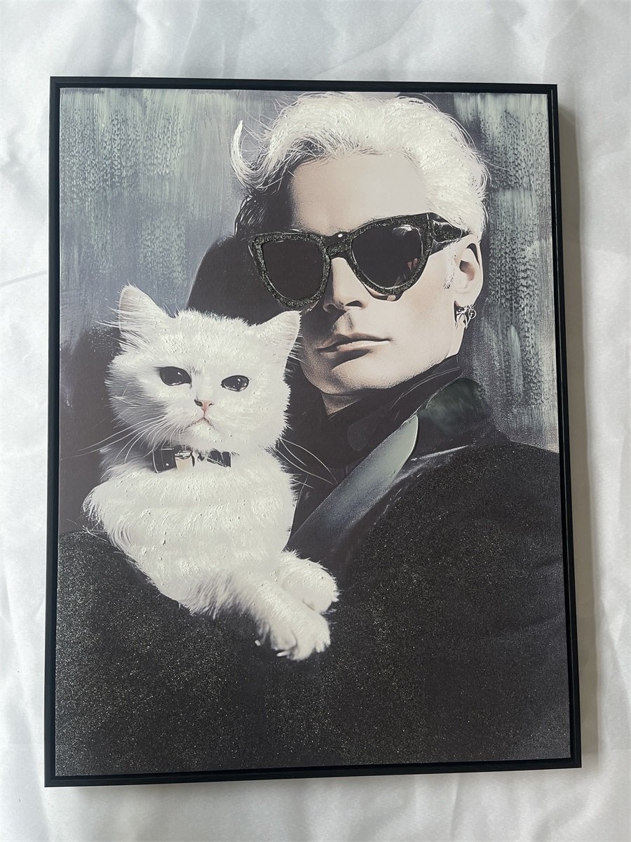 Schilderij Karl Lagerfeld 60x80cm