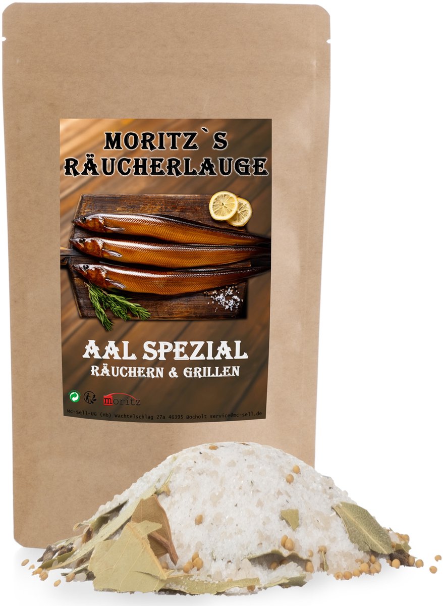 Rookzout aal speciaal 600g pekelmix kruiden voor roken vis BBQ