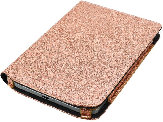 Sparkling Hoesje Geschikt voor Pocketbook Verse Pro Hoes Cover Roze Glitter van Spark — afbeelding 2